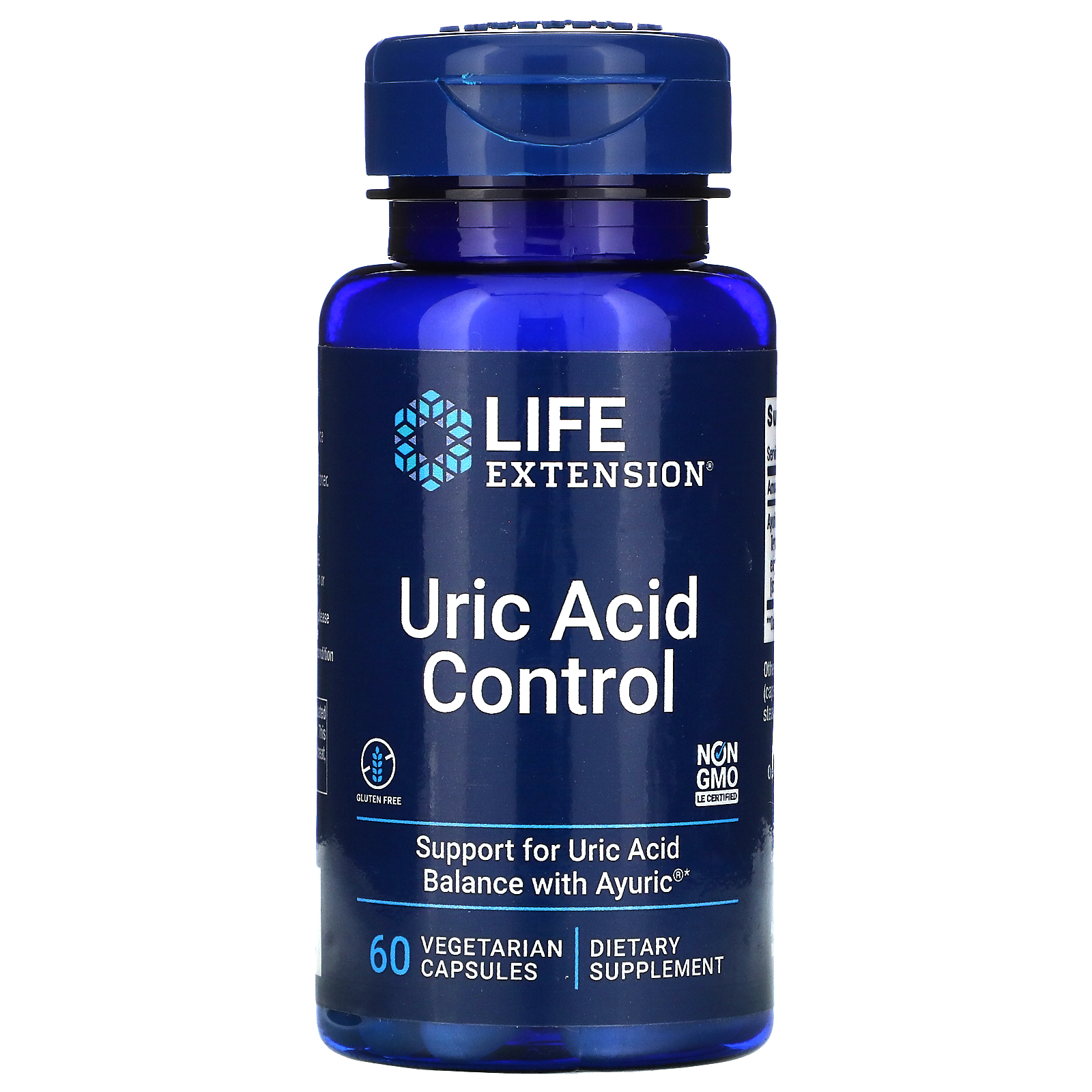 Life Extension, Uric Acid Control, 60 Vegetarian Capsules - iHerb