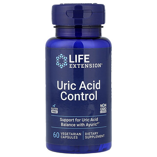 Life Extension, 尿酸调节素食胶囊，60 粒装