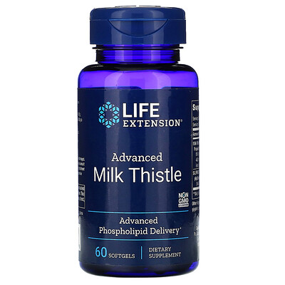 Life Extension Advanced Milk Thistle, 60 Softgels
