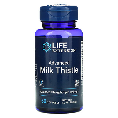 

Life Extension Advanced Milk Thistle, 60 Softgels