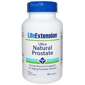 Лайф Экстэншн, Ultra Natural Prostate, 60 Softgels отзывы