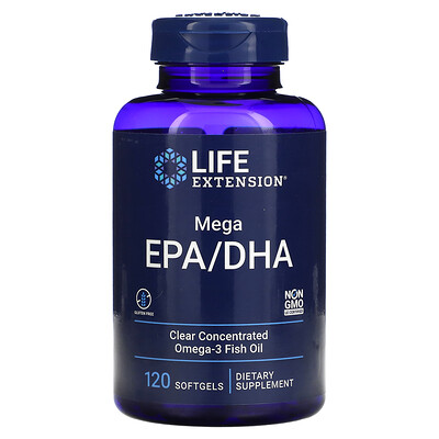 

Life Extension Mega EPA/DHA 120 Softgels