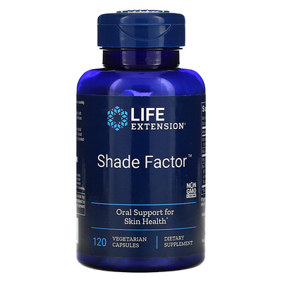 

Life Extension Shade Factor, 120 вегетарианских капсул