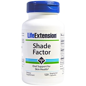 Life Extension, Shade Factor, 120 вегетарианских капсул