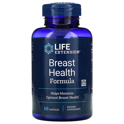 

Life Extension состав для здоровья молочных желез, 60 капсул