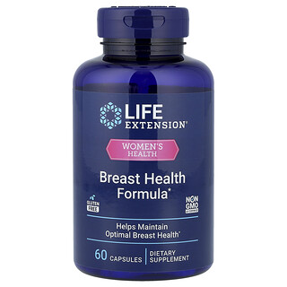 Life Extension, Kesihatan Wanita, Formula Kesihatan Payudara, 60 Kapsul