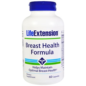 Life Extension, Состав для здоровья молочных желез, 60 капсул.