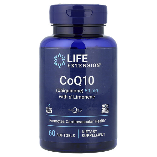 Life Extension CoQ10 with d-Limonene ソフトジェル60粒