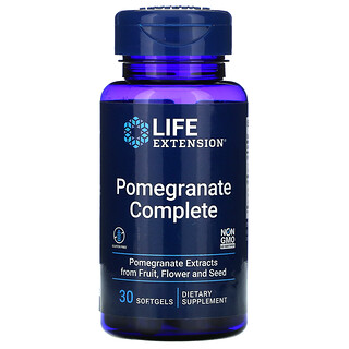 Life Extension, Pomegranate Complete, 30 Cápsulas Softgel