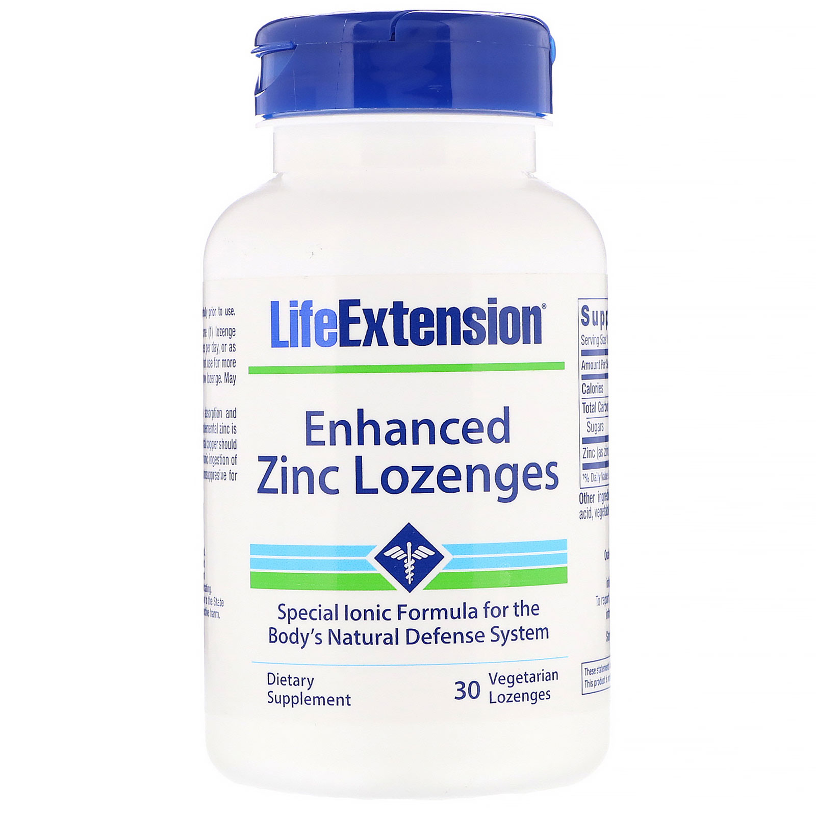 Life Extension, Enhanced Zinc Lozenges, 30 Vegetarian Lozenges - iHerb