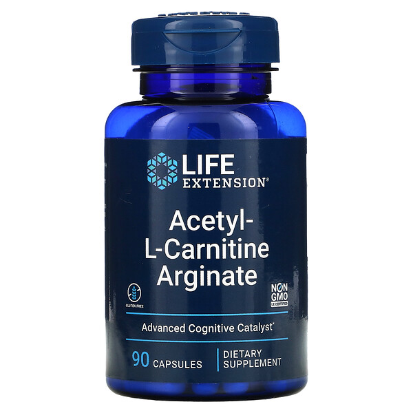 Life Extension, AcetylLCarnitine Arginate, 90 Capsules