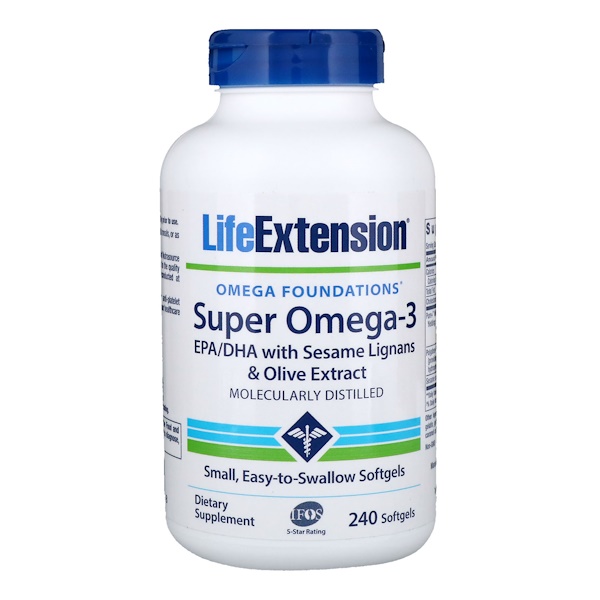 Life Extension, Omega Foundations, Super Omega-3, 240 ΡΠ°Π±Π»Π΅ΡΠΎΠΊ Π² ΠΌΡΠ³ΠΊΠΎΠΉ ΠΎΠ±ΠΎΠ»ΠΎΡΠΊΠ΅