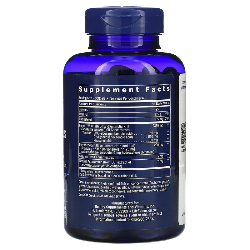 Life Extension, Super Omega3 Plus, 120 Softgels iHerb