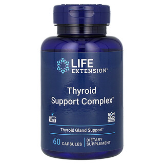 Life Extension, Укрепващ щитовидната жлеза комплекс, 60 капсули