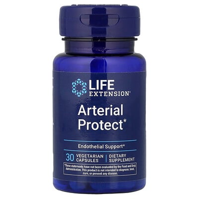 Life Extension, Suplemento para la protección arterial, 30 cápsulas vegetales