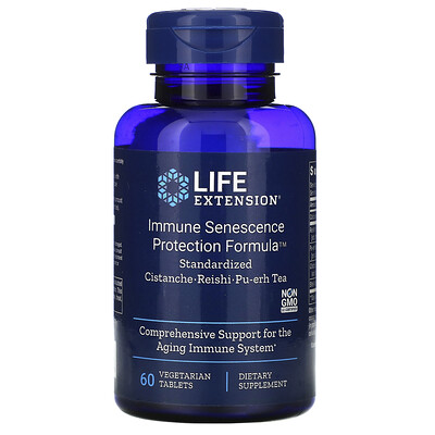 Life Extension Иммунная формула защиты от старения, 60 вегетарианских таблеток