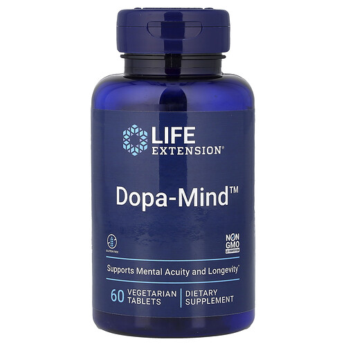 Life Extension, Dopa-Mind™, 60 vegetarische Tabletten