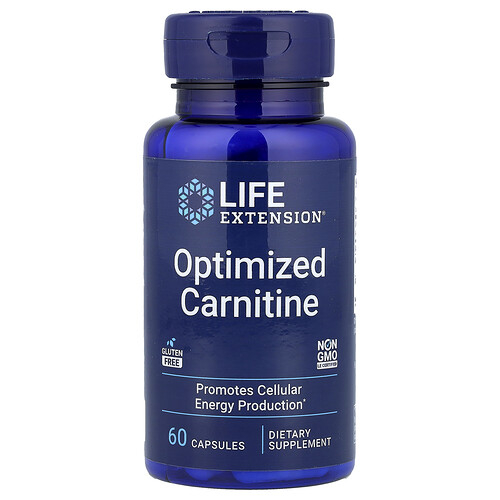 Life Extension Optimized Carnitine, 60 Capsules