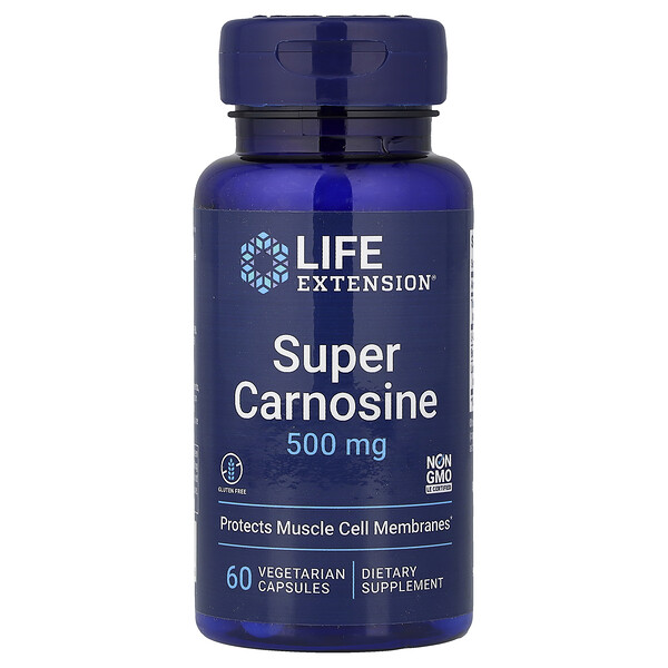 Life Extension Super Carnosine, 60 Vegetarian Capsules