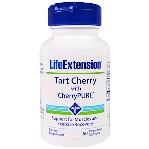 Life Extension, CherryPure, экстракт вишни, 60 вегетарианских капсул