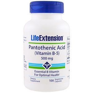 Life Extension, Пантотеновая кислота, (витамин B-5)