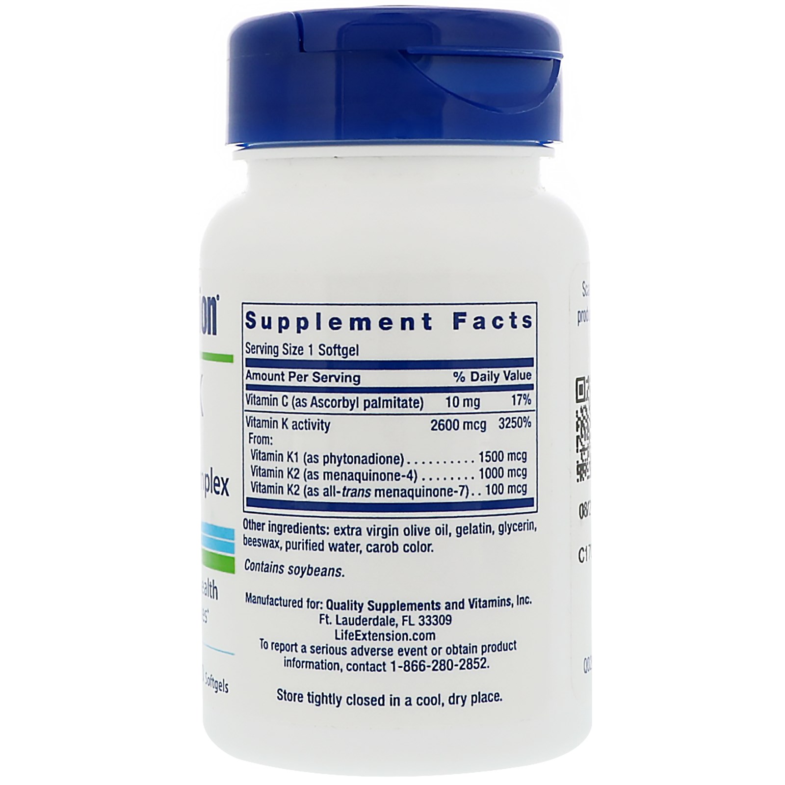 Life Extension, Super K with Advanced K2 Complex, 90 Softgels