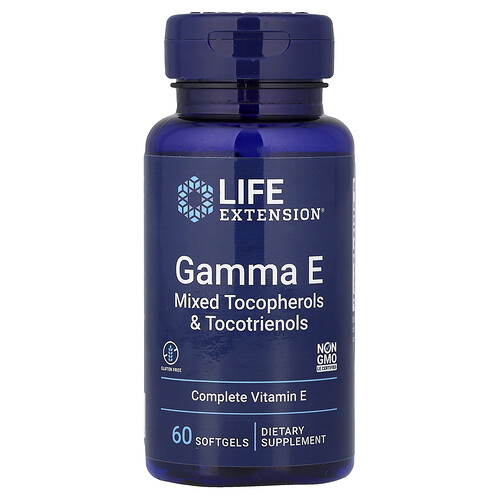 Life Extension, Gamma E, Mixed Tocopherols & Tocotrienols, 60 Softgels