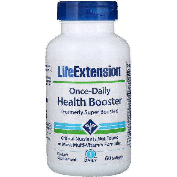 Life Extension Once Daily Health Booster 60 Softgels 9577