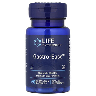 Life Extension, Gastro-Ease, 60 cápsulas vegetales