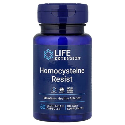 Product Image for Life Extension, Homocysteine Resist, 60 Vegetarian Capsules