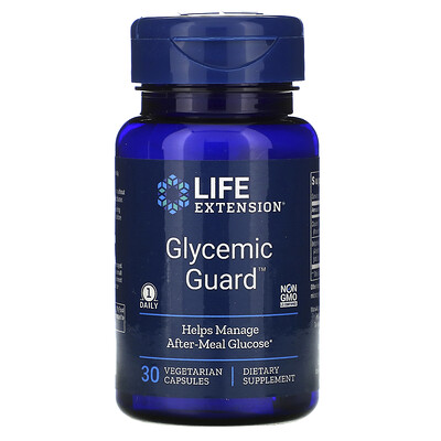 Life Extension Гликемическая защита, 30 вегетарианских капсул