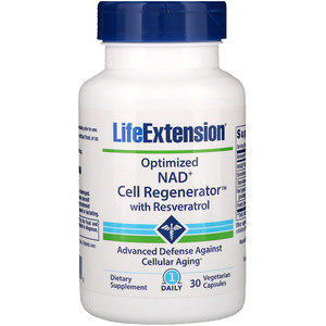 Отзывы о Лайф Экстэншн, Optimized NAD+ Cell Regenerator with Resveratrol, 30 Vegetarian Capsules