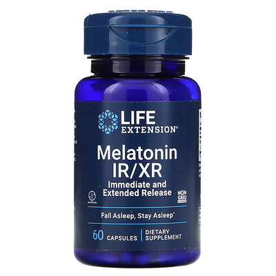 

Life Extension Melatonin IR/XR 60 Capsules