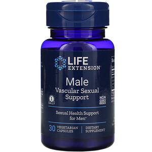 Отзывы о Лайф Экстэншн, Male Vascular Sexual Support, 30 Vegetarian Capsules