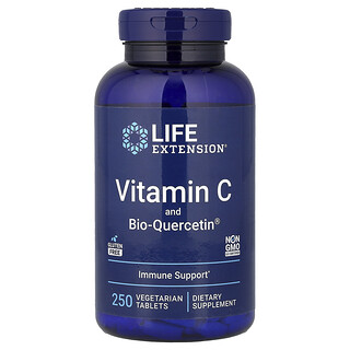 Life Extension, 維生素 C 和生物槲皮素，250 片素食片