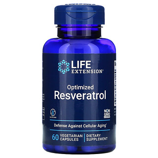 Life Extension, Resveratrol Otimizado, 60 Cápsulas Vegetarianas
