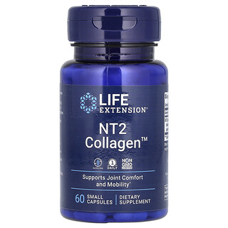 Life Extension, NT2 колаген, 60 малки капсули (40 мг на капсула)