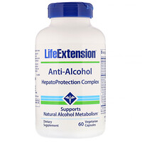 Anti-Alcohol, HepatoProtection Complex, 60 Vegetarian Capsules - изображение