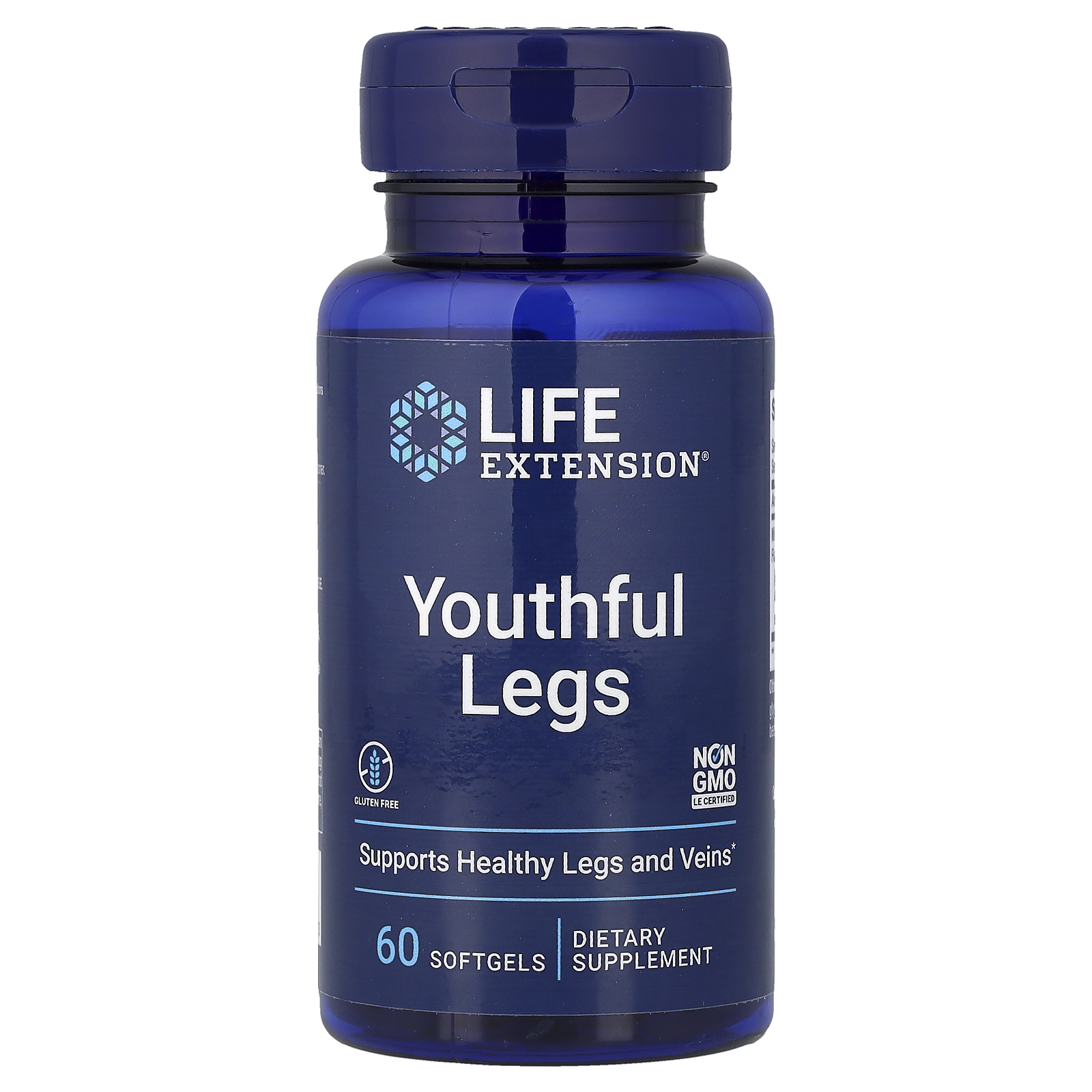 Life Extension (라이프익스텐션), 젊고 건강한 다리, 소프트젤 60정(소프트젤 1정당 250mg)