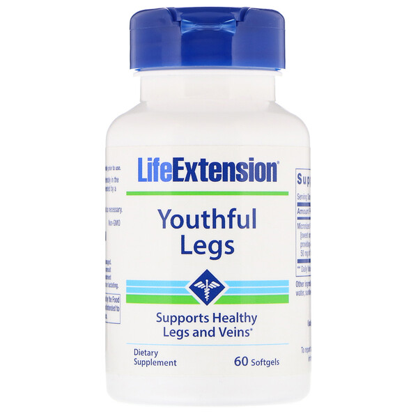 Life Extension, ΠΠΎΠ±Π°Π²ΠΊΠ° Π΄Π»Ρ Π·Π΄ΠΎΡΠΎΠ²ΡΡ Π½ΠΎΠ³, 60Β ΠΌΡΠ³ΠΊΠΈΡ
ΡΠ°Π±Π»Π΅ΡΠΎΠΊ