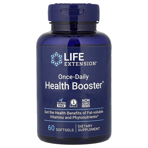 Life Extension, Once-Daily Health Booster, Gesundheits-Booster für einmal pro Tag, 60 Weichkapseln