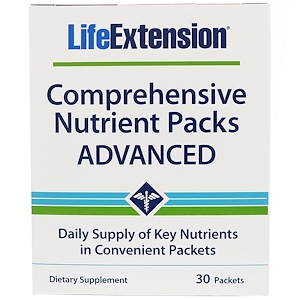 Life Extension, Полноценные пакеты питательных веществ, 30 пакетов