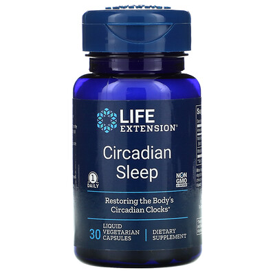 

Life Extension Circadian Sleep 30 Liquid Vegetarian Capsules