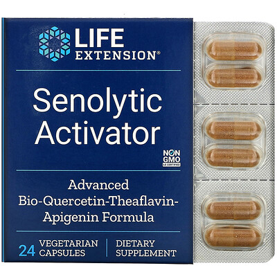 Life Extension Senolytic Activator, 24 вегетарианские капсулы