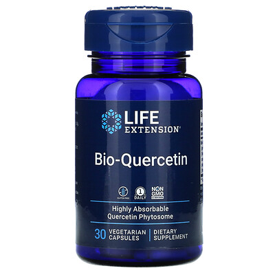 Life Extension Био-кверцитин, 30 вегетарианских капсул