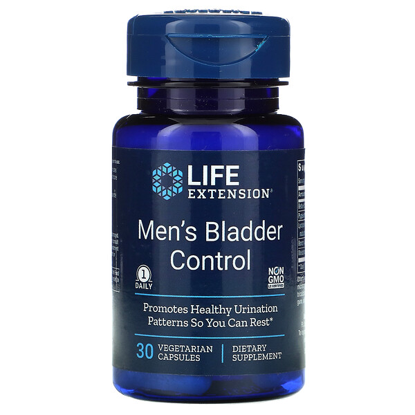 Life Extension, 男性膀胱控制，30 粒素食膠囊