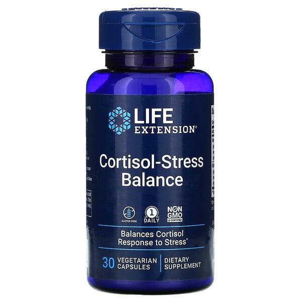 Cortisol-Stress Balance, 30 Vegetarian Capsules