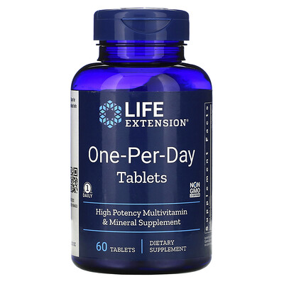 Life Extension One-Per-Day, 60 таблеток