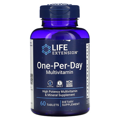 

Life Extension One-Per-Day, 60 таблеток