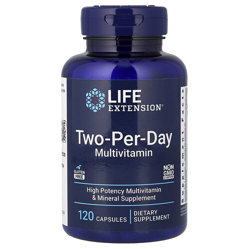 Life Extension ツー・パー・デイ マルチビタミン 120カプセル